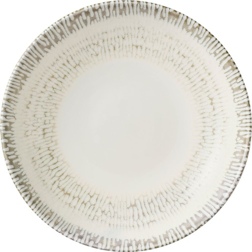 [510562] Bord coupe diep 24.8cm 113.6cl Inked cascade taupe Churchill