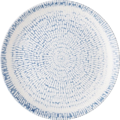 [510573] Bord coupe 21.7cm Inked Cascade Indigo Churchill
