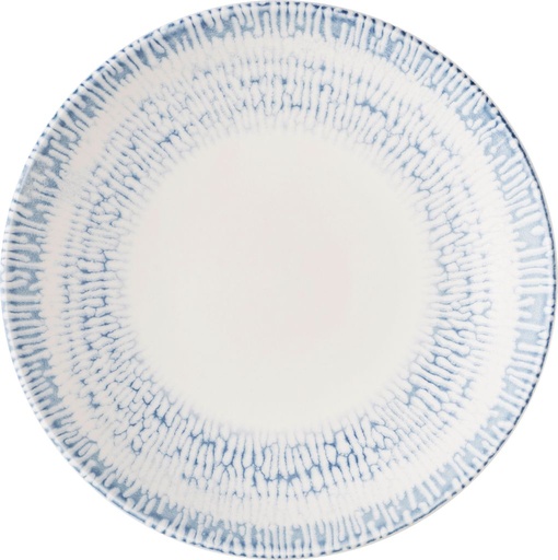 [510575] Bord coupe diep 24.8cm 113.6cl Inked cascade indigo Churchill
