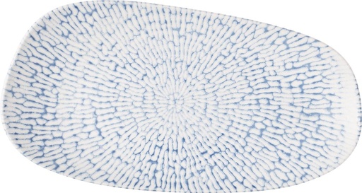 [510582] Schaal rechthoek 35.0cm x 18.5cm Inked Cascade Indigo Churchill