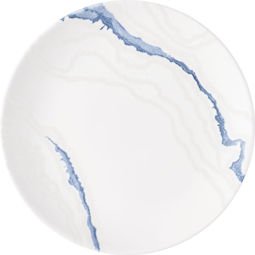 [510597] Bord coupe 21.7cm Inked Tide Accents Blue Churchill