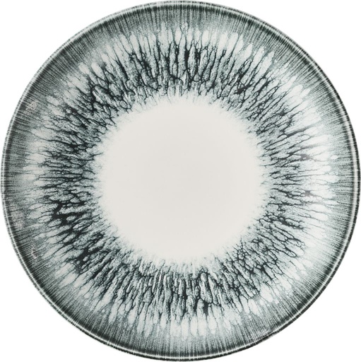 [510619] Bord coupe diep 24.8cm 113.6cl Inked Lumé  Black Churchill