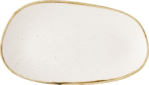 [510658] Schaal rechthoek 26.0cm x 15.0cm Stonecast Barley White Churchill