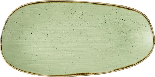 [510669] Schaal rechthoek 30.0cm x 15.0cm Stonecast sage green Churchill
