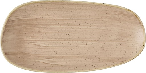 [510675] schaal rechthoek 30.0cm x 15.0cm Stonecast Truffle Churchill