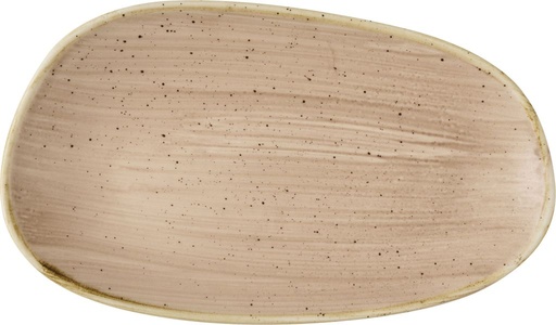 [510677] Schaal rechthoek 22.0cm x 13.0cm Stonecast Truffle Churchill