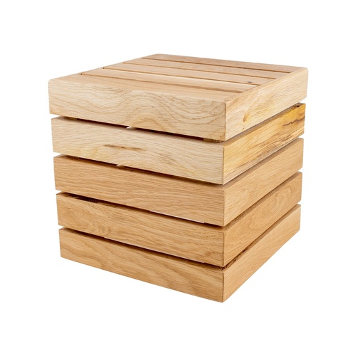 [510703] Buffetverhoger 25.0x25.0x25.0cm Crate Oak Natural Joy Buffet