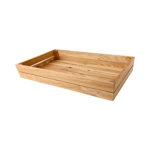 [510717] Houten tray 1/1 gn (h)9.3cm Oak Natural Crate Joy Buffet