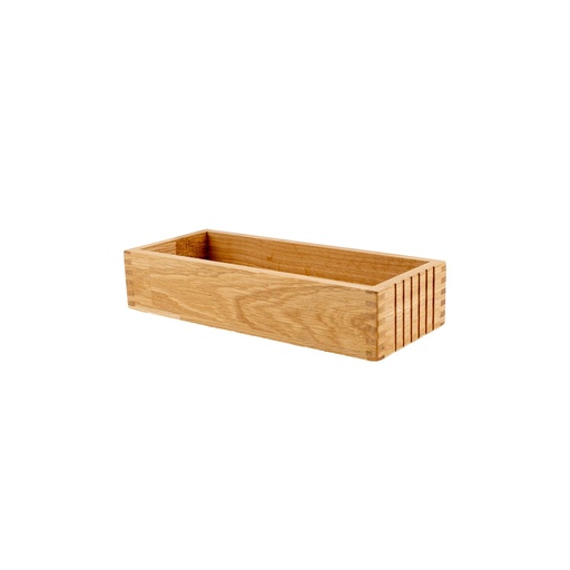 [510721] Houten tray 1/4 gn Oak Natural Sylvan Joy Buffet