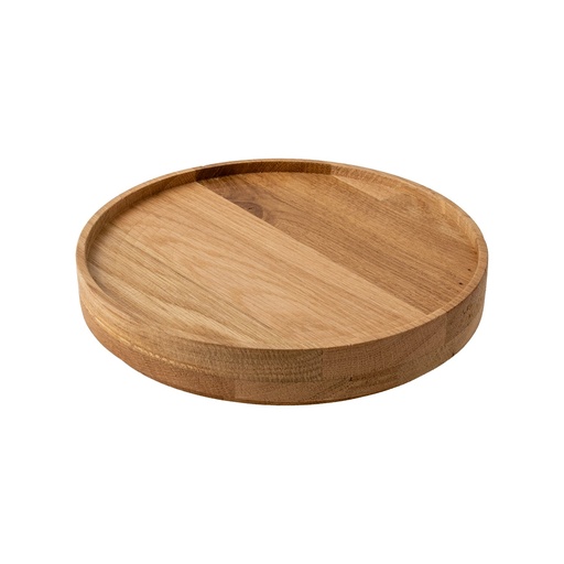 [510753] Bord stapelbaar 21.0x3.6cm Oak Natural 2 Sided Joy Buffet 
