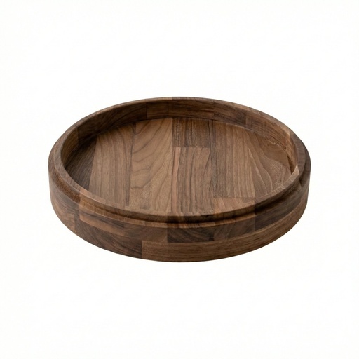 [510754] Bord stapelbaar 21.0x3.6cm Walnut 2 Sided Joy Buffet 