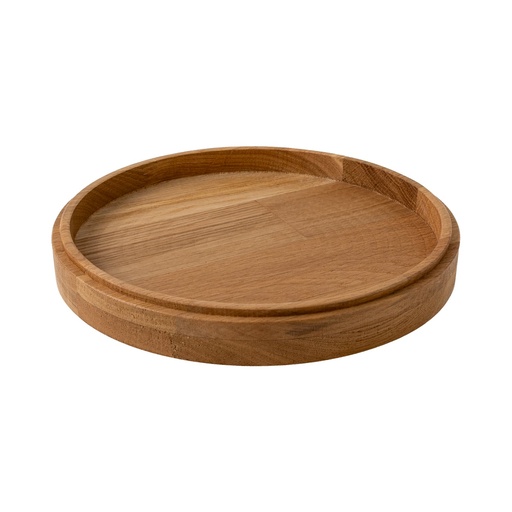 [510755] Bord stapelbaar 24.0x3.6cm Oak Natural 2 Sided Joy Buffet 
