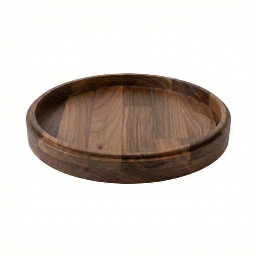 [510756] Bord stapelbaar 24.0x3.6cm Walnut 2 Sided Joy Buffet 