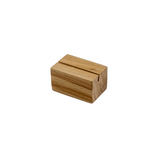 [510793] Buffet menuhouder 4.0x4.0x6.0cm Oak Natural Essentials Joy Buffet