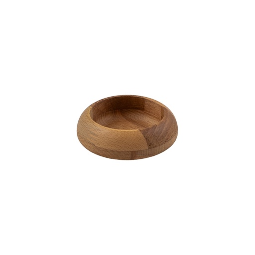 [510833] Kom 9.0x3.5cm Beech Natural Bowls Walled Joy Buffet