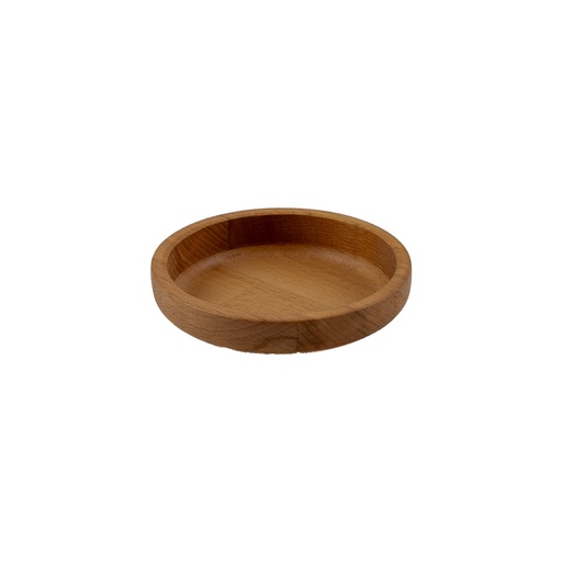 [510850] Kom 12.0x3.5cm Beech Natural Bowls Curve Joy Buffet