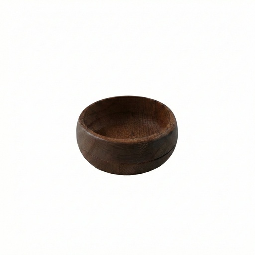 [510858] Kom 9.0x3.5cm Beech Dark Bowls Mini Curve Joy Buffet