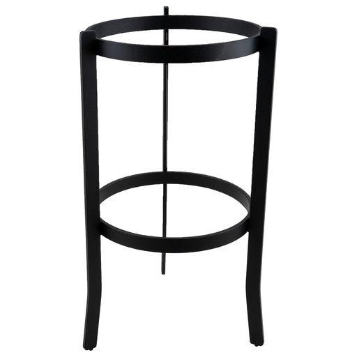 [510898] Buffetverhoger rond 22.0x44.0cm Metal Black Elysian Joy Buffet
