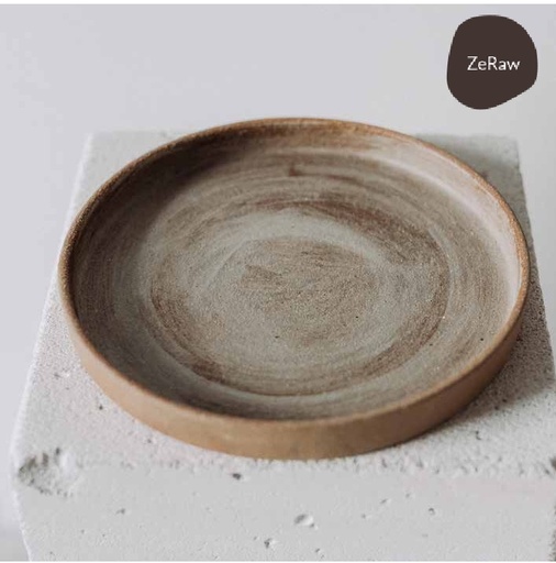 [510930] Bord walled 18.0x2.5cm Earth Poemi