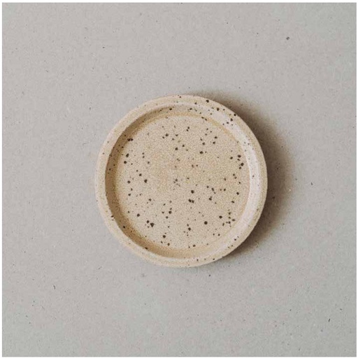 [511164] Bord walled 11.0x2.0cm Yellow The Plates Poemi