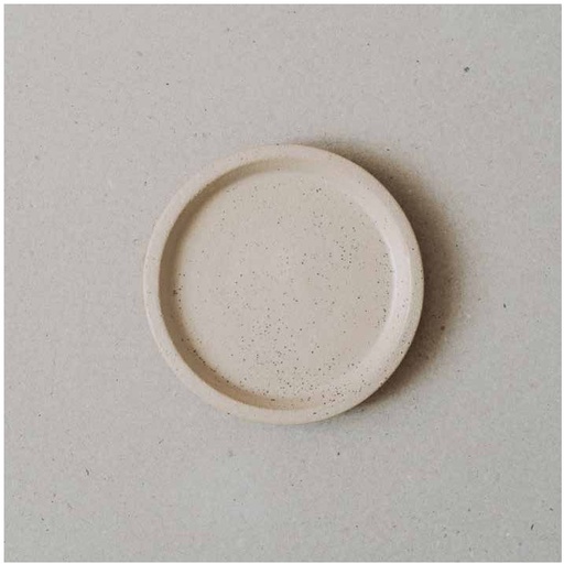 [511165] Bord walled 11.0x2.0cm Vanilla The Plates Poemi
