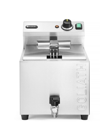 [511304] Friteuse XL met aftapkraan Goliath 400V 10200W Hendi