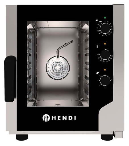 [511352] Hetelucht stoomoven Control 5x GN 2/3 230V 3200W Hendi
