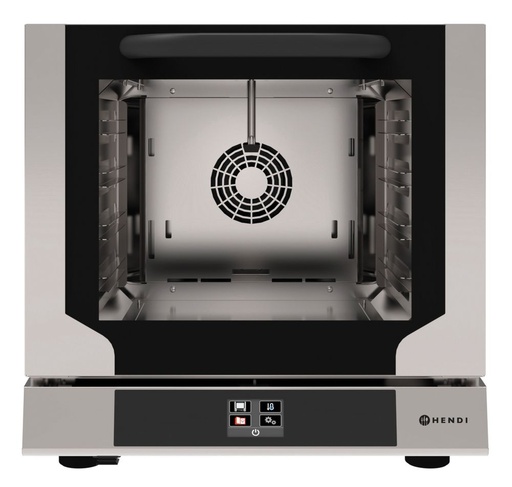 [511358] Hetelucht stoomoven compact touch met vochtinj. 230V 3150W Hendi