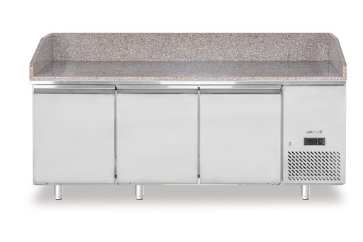 [511364] Pizzakoelwerkbank 375 l werkblad graniet Hendi