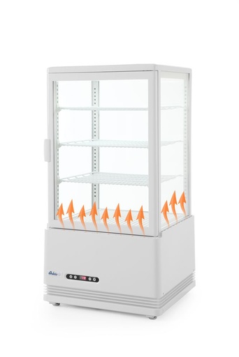 [511514] Koelvitrinekast wit 68 l 230V 170W Hendi