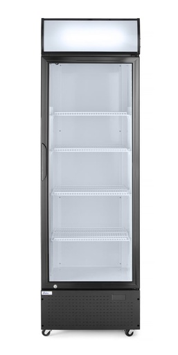 [511528] Backbar koelkast met lichtbak enkele deur 254 l 230V 300W Hendi