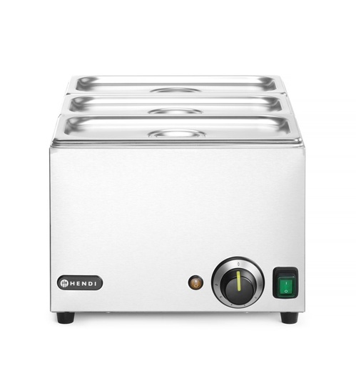 [511591] Set Bain-Marie Ranger + 3x GN 1/3 met deksel Hendi