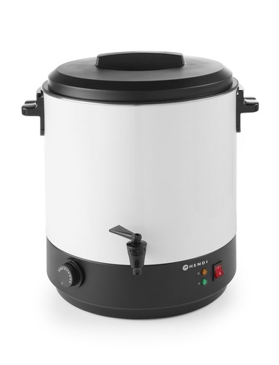 [511618] Warme dranken ketel wit 25 l 230V 2500W Hendi