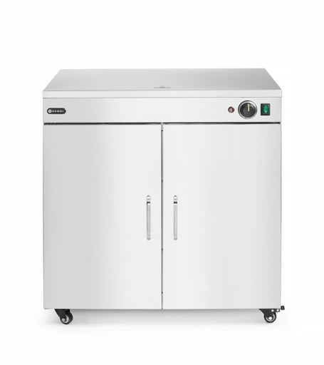 [511621] Dubbele bordenwarmer 3-laags rvs 230V 800W Hendi