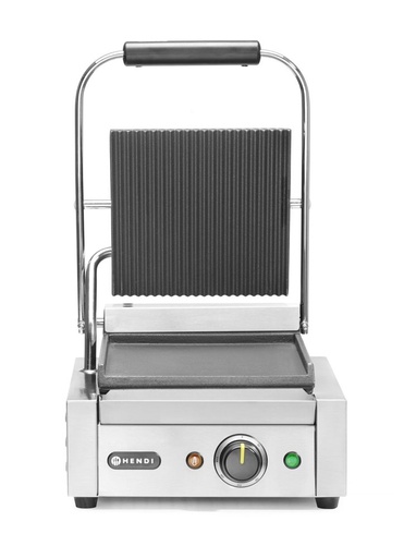 [511631] Contactgrill enkel boven geribd onder glad 1800W Hendi