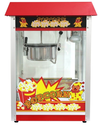 [511718] Popcornmachine rood 230V 1500W Hendi