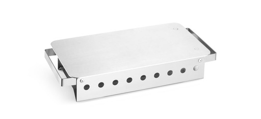 [511779] Schotelwarmer 2-pits rvs 330x180x65 mm Hendi