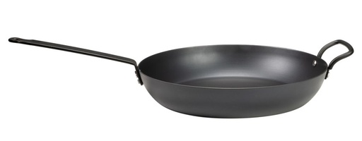 [512020] Koekenpan 323x56 mm carbon staal Hendi