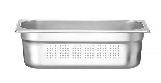 [512239] GN bak geperforeerd 1/3 100 mm rvs Profi Line Hendi