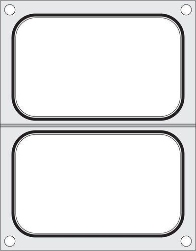 [512274] Traysealer matrix 2x 178x113 mm Hendi