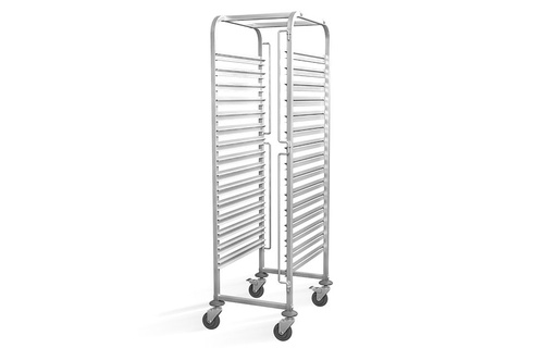 [512374] Regaalwagen rvs 15x 600x400 515x680x1710 mm Hendi