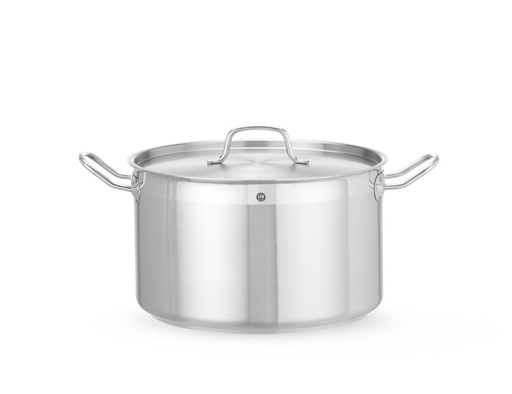 [512464] Kookpan middel met deksel 15 l 320x190 mm rvs Profi Line Hendi