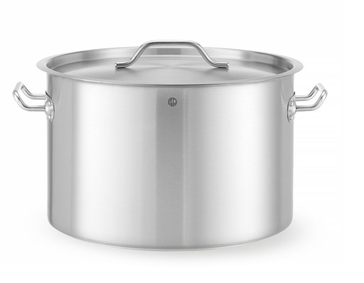 [512476] Braadpan met deksel 32 l 400x260 mm Budget Line Hendi