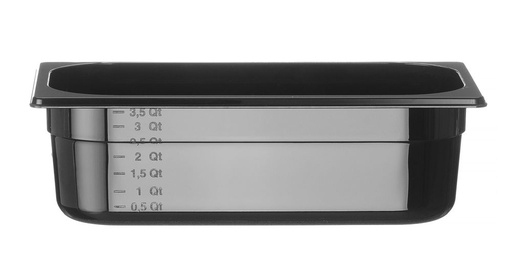 [512641] GN bak 1/3 100 mm PC zwart Hendi