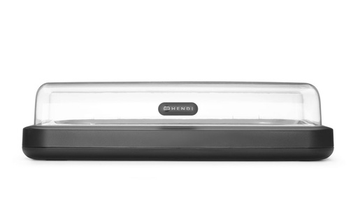 [512695] UNIQ Koeldisplay zwart GN 1/1 met koelelement 424193 Hendi