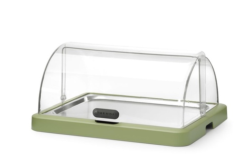 [512701] Roltop-presentatie enkel groen met 2 koelelementen Hendi