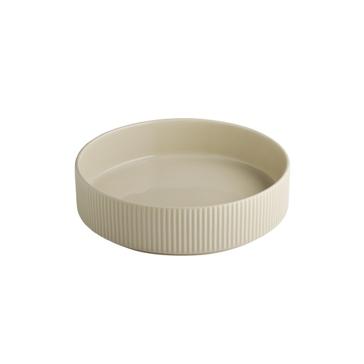 [513027] Bord/schaal walled 23.0cm sand The Grid APS