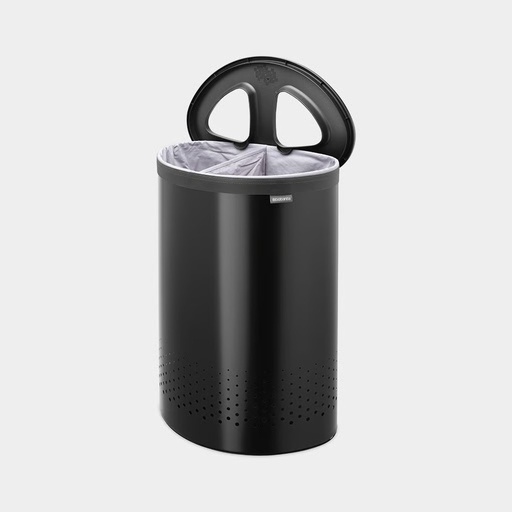 [53784] Wasmand 2 compartimenten Brabantia Selector zwart