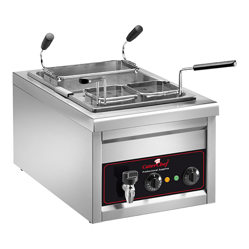 [513110] Pastakoker met 3 pasta vergieten 1 x 1/3 GN 2 x 1/6 GN Caterchef