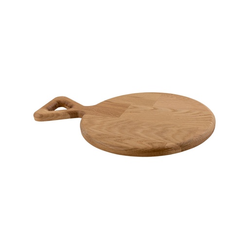 [513119] Serveerplank rond met handvat 25.0cm Walnut Valve Joy Buffet